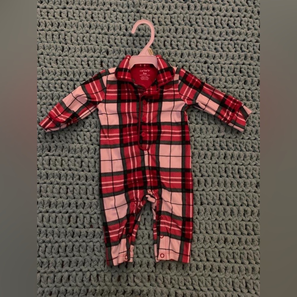 Carter’s plaid pajamas